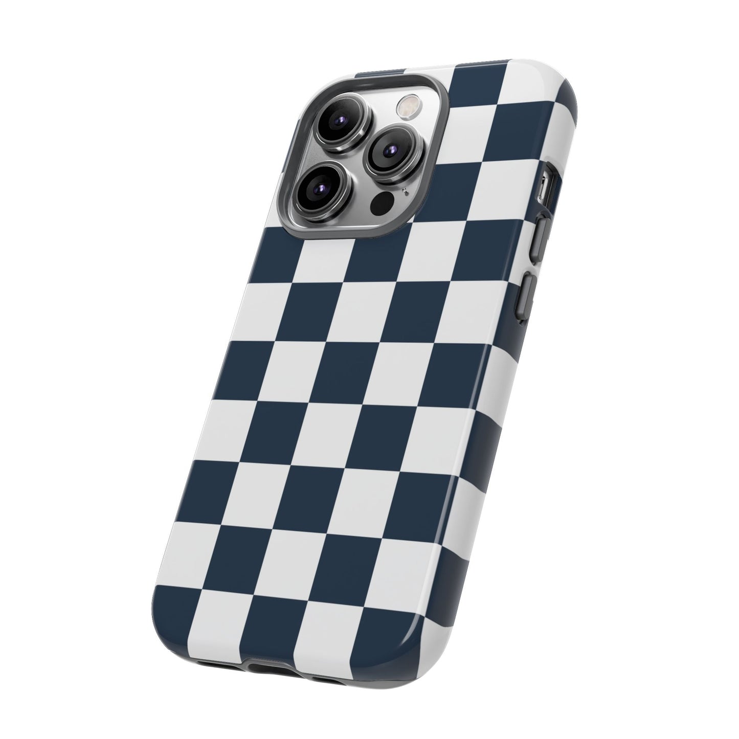 Checkered Pattern iPhone Case, iPhone Cover, Modern iPhone Accessory, Gift for Him, Trendy Mobile Protection