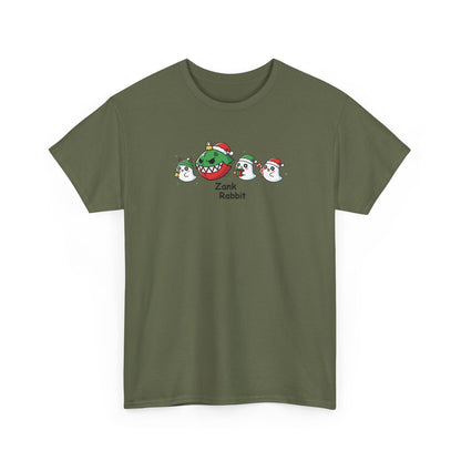 Zank Rabbit Christmas Shirt | Funny Holiday T-Shirt | Cute Cartoon Bunny Xmas Tee | Festive Animal Lover Gift | Unisex Christmas Shirt