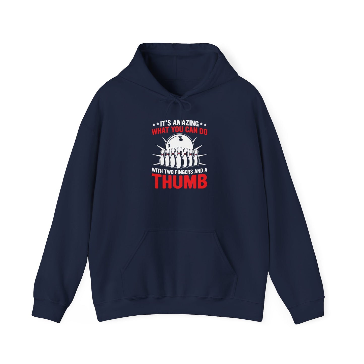 Amazing Thumb Humor Hoodie | Funny Sweatshirt for Creative Minds, Gift for Artists, Unique Present for Friends, Casual Style