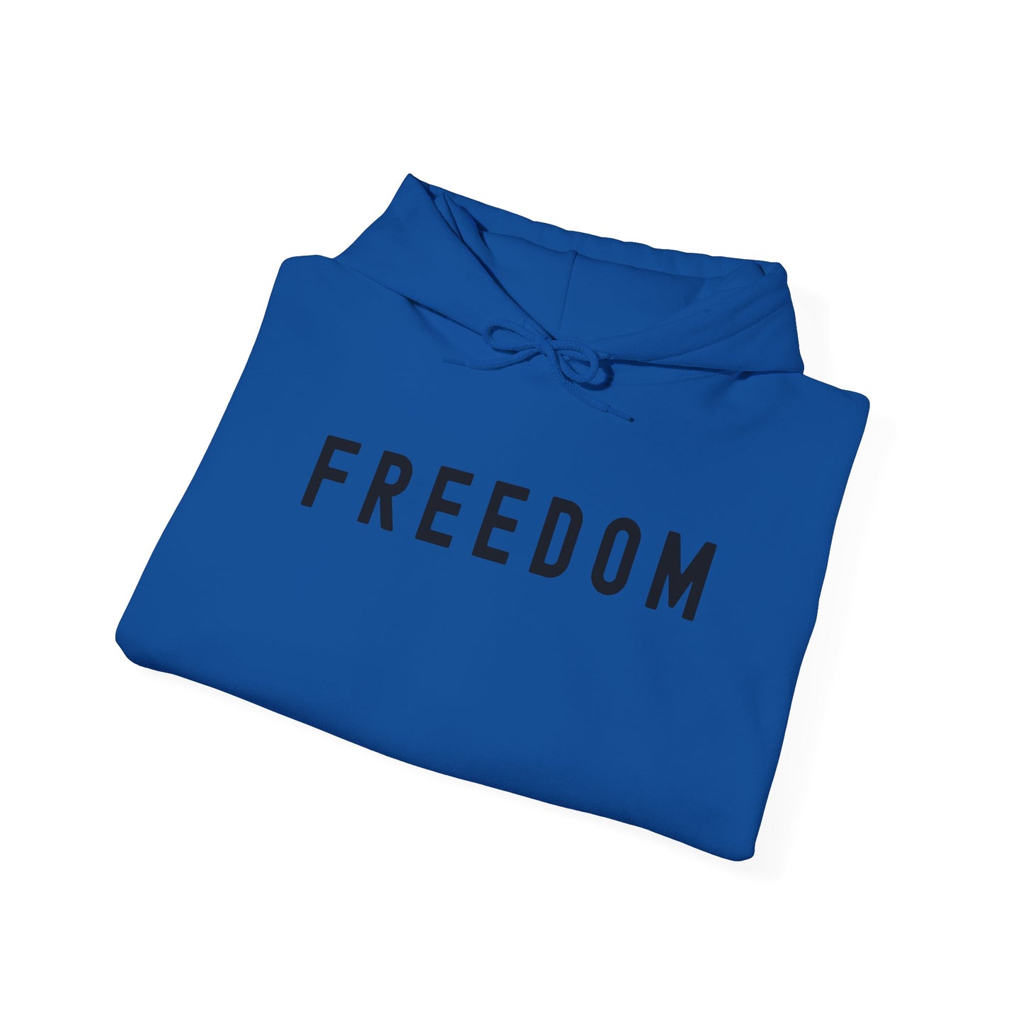 Freedom Statement Hoodie, Cozy Unisex Sweatshirt, Perfect Gift for Minimalism Lovers, Casual Style, Comfortable Layering