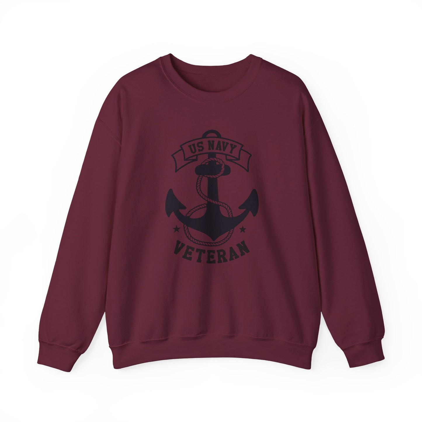 US Navy Veteran Crewneck Sweatshirt, Proud Navy Sweatshirt, Military Pride Apparel, Veteran Gift, Cozy Sweatshirt for Navy Heroes