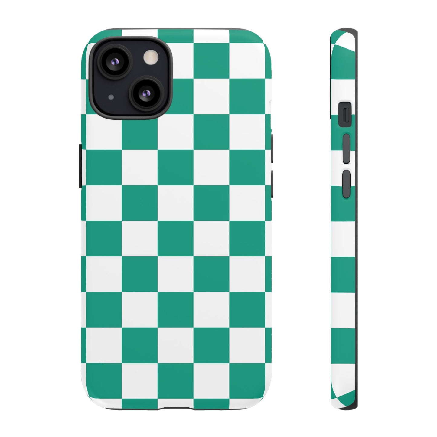 Checkered iPhone Case, Stylish Phone Cover,  Mobile Case For iPhone 17 Pro, 17, 16, 15, 14, 13, 12, 11, X, XR,XS MAX, Chic Gift for Her