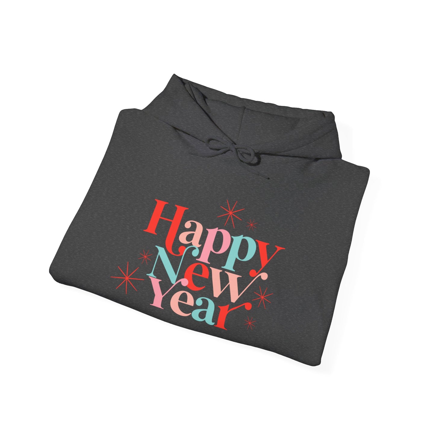 Happy New Year Hoodie 2025, Pastel Fireworks Hoodie,  New Years Eve Sweatshirt,  Unisex NYE Hoodie, Cozy New Year Gift for Her & Him