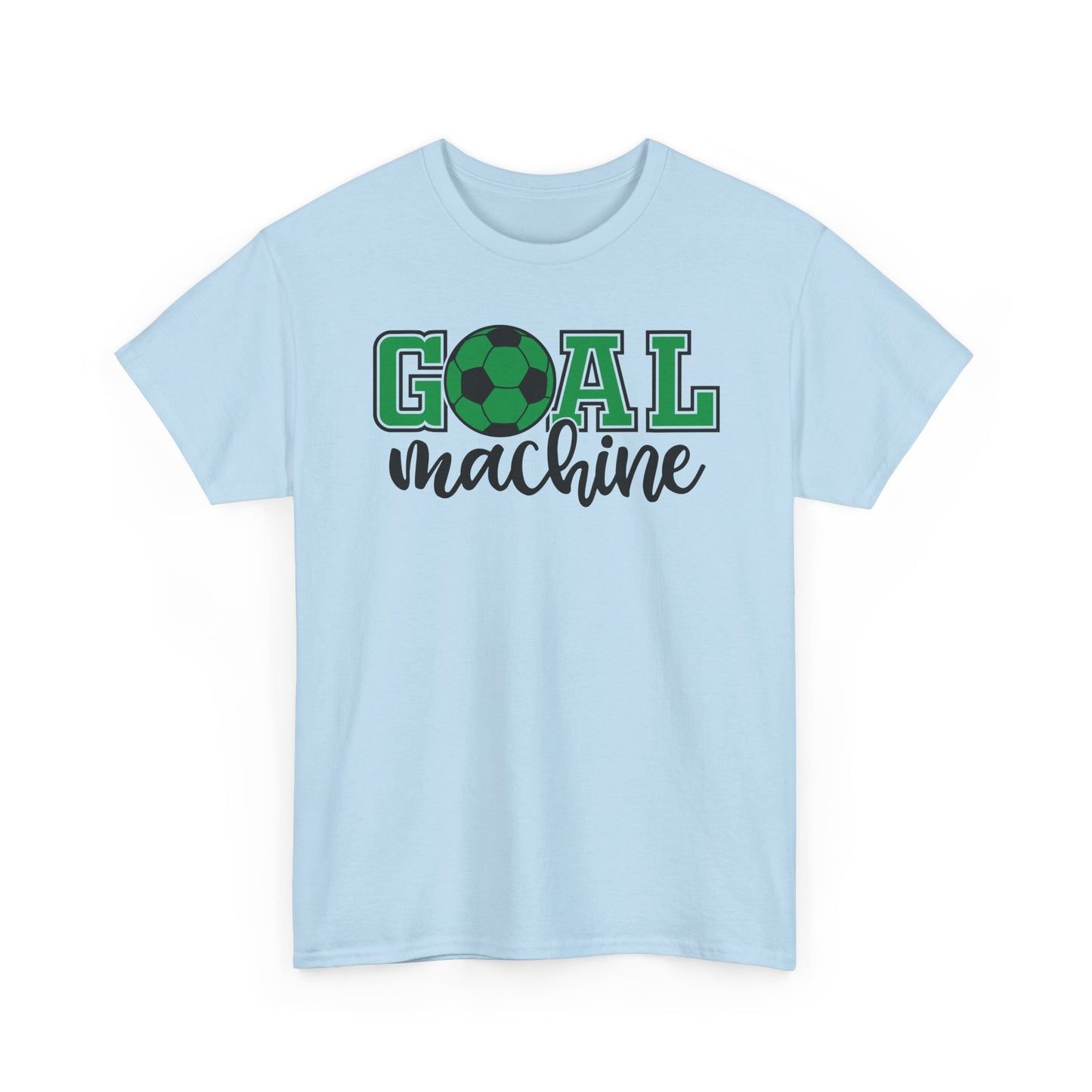 Goal Machine Soccer T-Shirt, Green Football Graphic Tee, Youth & Adult Soccer Shirt, Fun Sports Team Shirt, FIFA World CUP 2026