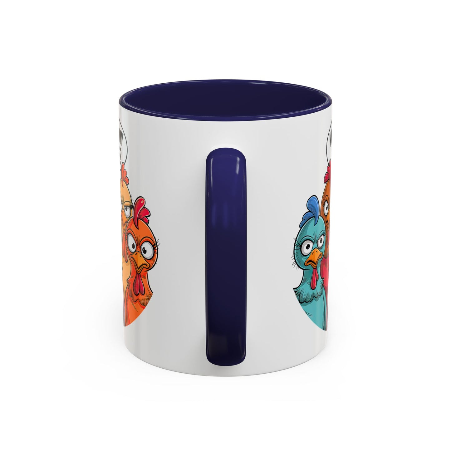 Where Is My Coffee? Chicken Trio Mug | Accent Coffee Mug | Mug for Coffee Lovers | Gift for Coworkers, Friends, and Family