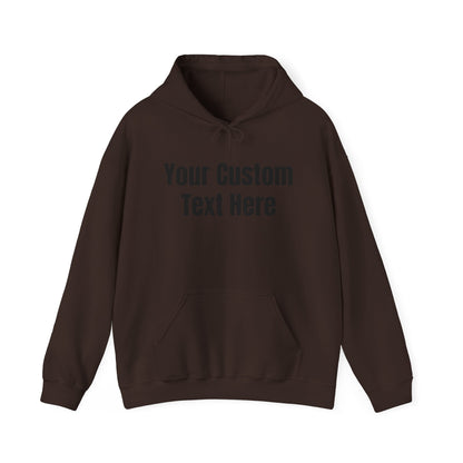 Customizable Hooded Sweatshirt, Personalized Gift, Cozy Hoodie, Custom Text Apparel, Fall Fashion Essential, Perfect for Birthdays