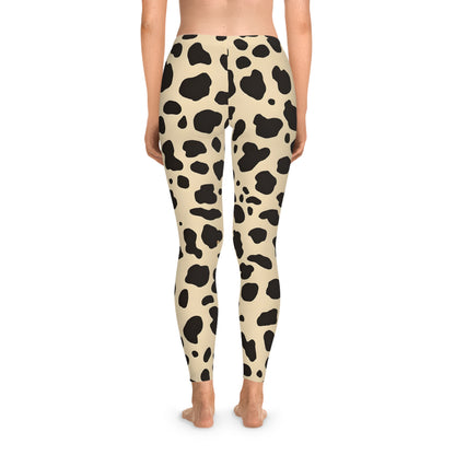 Trendy Animal Print Leggings, Tiger & Leopard look LEGGINGS - Acrobatics, Yoga, Acroyoga - Batik, Tie-Dye - unisex -turquoise