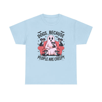 Funny Dog Lover Tee, Halloween Tshirt Gift, Heavy Cotton Tee, Cute Pet Owner Gift, Animal Lover T-Shirt, Gift for Dog Parents