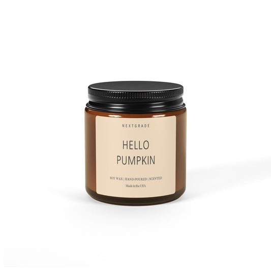 Pumpkin Scented Soy Candle | Fall Decor, Gift for Her, Halloween Candle, Halloween Gift, Cozy Aromatherapy, Eco-Friendly, Home Fragrance
