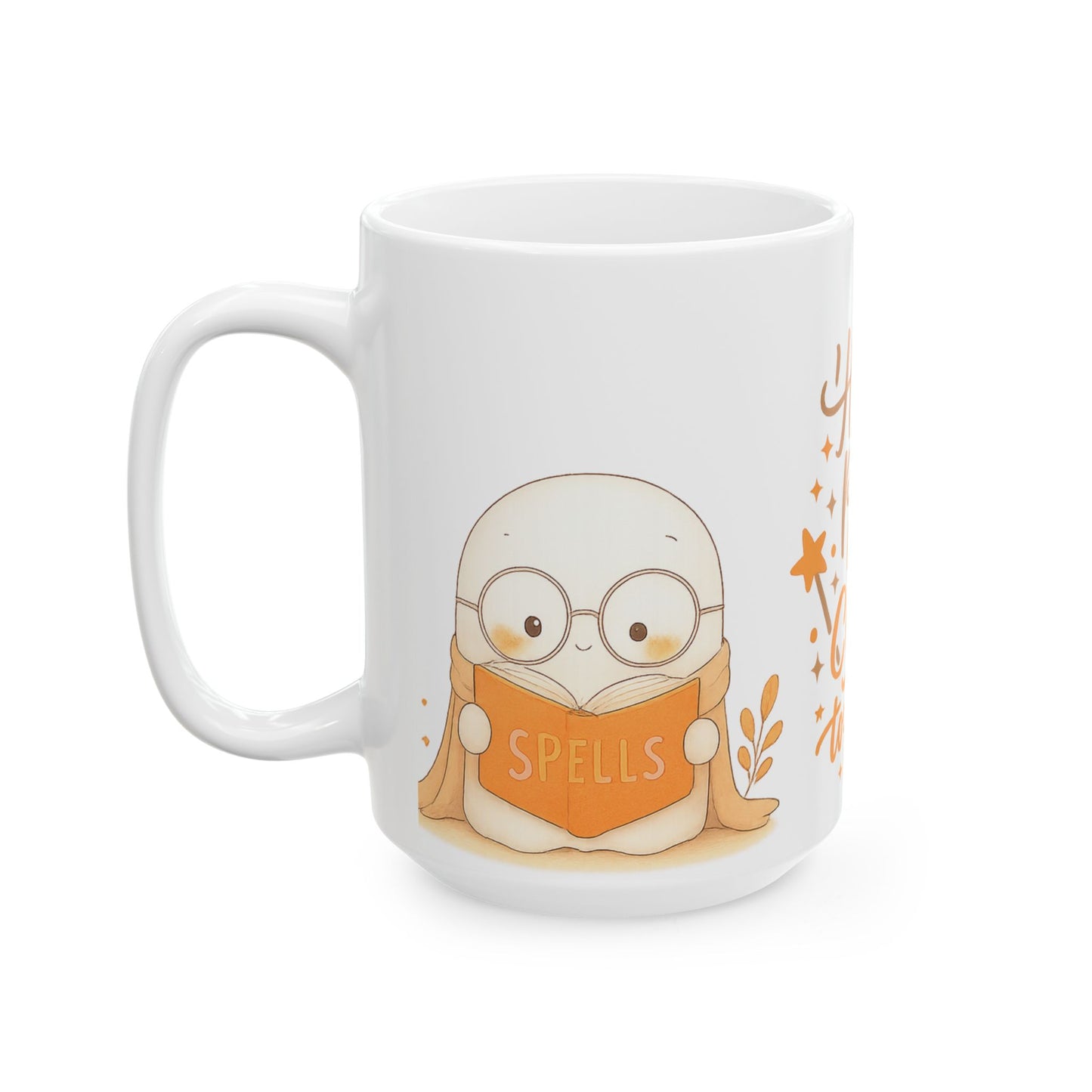 Whimsical Coffee Mug Hocus Pocus, Need Coffee to Focus, Perfect for Fall, Halloween, Gift for Witch Lover, Cozy Vibes, Office Decor