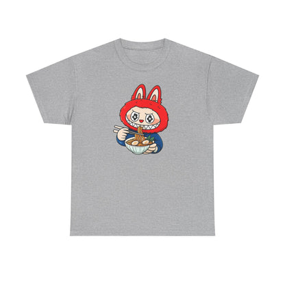 Labubu Ramen T-Shirt: Kawaii Japanese Anime Streetwear