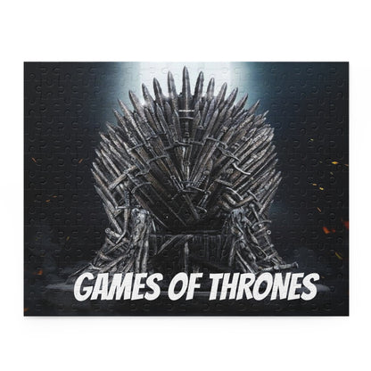 Game of Thrones Iron Throne Puzzle | 120 252 500 Piece Dark Fantasy Puzzle, Cinematic Throne Illustration, Gift for Fans & Collectors