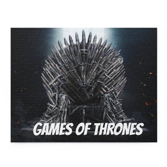 Game of Thrones Iron Throne Puzzle | 120 252 500 Piece Dark Fantasy Puzzle, Cinematic Throne Illustration, Gift for Fans & Collectors