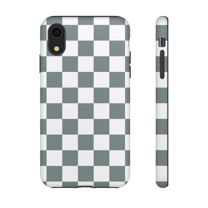 Stylish Checkerboard Phone Case, Durable Phone Cover, Unique Gift, iPhone 17 Pro, 17, 17 Air, 16, 15, 14, 13, 12, 11, X, XR, XS MAX