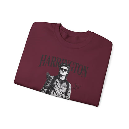 Harrington Portrait Crewneck Sweatshirt | Vintage Photo Graphic Pullover | Aesthetic Unisex Sweatshirt, Retro Streetwear Gift