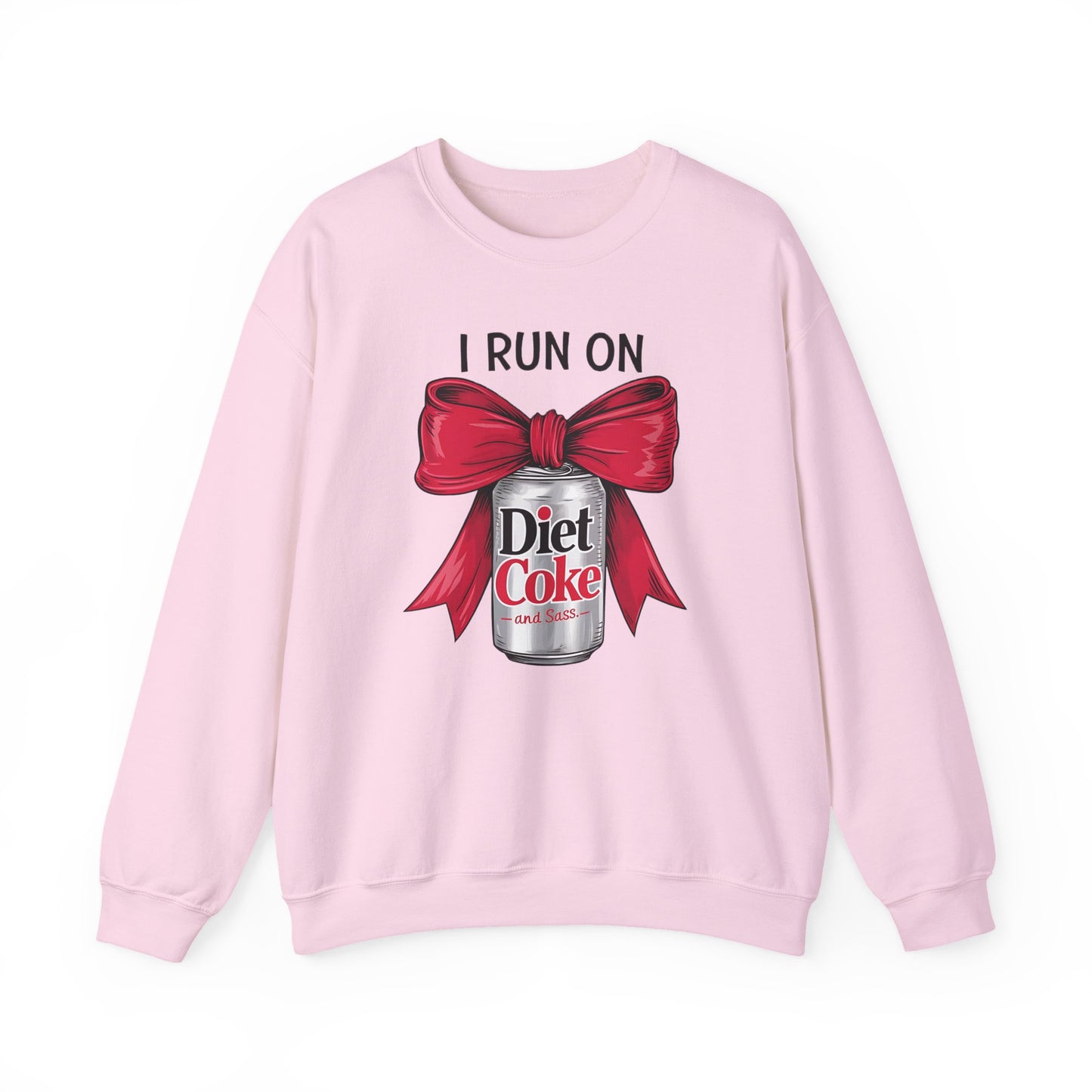 Diet Coke Sweatshirt, Funny Soda Lover Crewneck, Rhinestone Style Graphic Sweatshirt, Cozy Casual Pullover Gift for Her