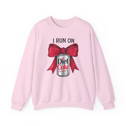 Diet Coke Sweatshirt, Funny Soda Lover Crewneck, Rhinestone Style Graphic Sweatshirt, Cozy Casual Pullover Gift for Her