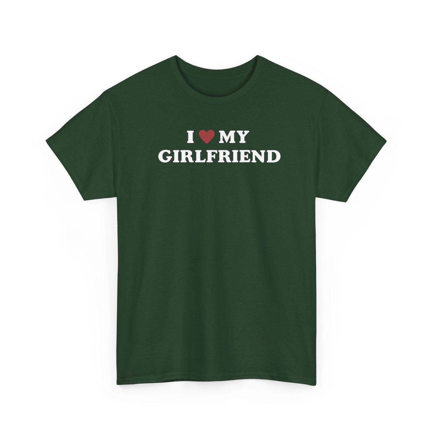 I Love My Girlfriend T-Shirt, I Heart My Girlfriend Shirt, Valentine's Day Tee Shirt, Valentine Gift, Boyfriend Shirt For Him, Her, Unisex