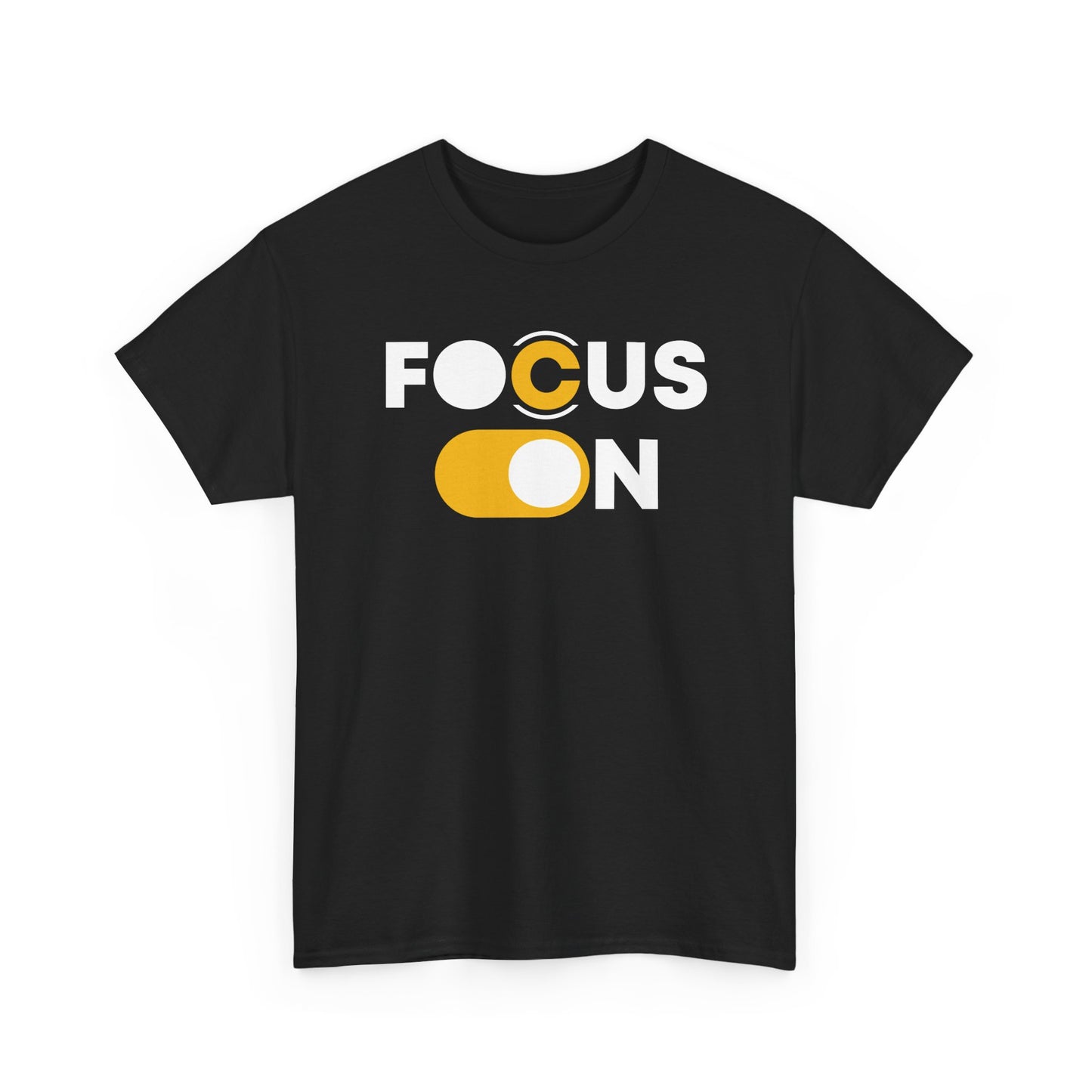 Focus On T-Shirt | Motivational Graphic Tee | Minimalist Positive Quote T-Shirt | Inspirational Gift for Men & Women