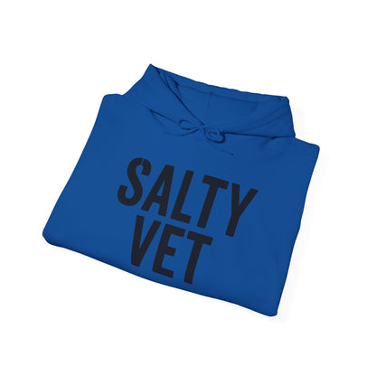 Salty Vet Hooded Sweatshirt, Cozy Unisex Hoodie for Veteran, Perfect Gift for Vets, Veterinarians, Casual Wear