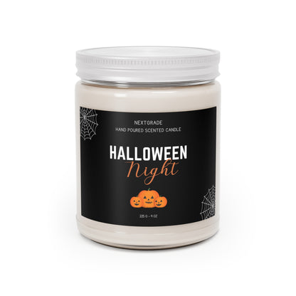 Halloween Night Soy Candle, Fall Decor, Spooky Home Fragrance, Gift for Halloween Lovers, Hand-Poured Candle