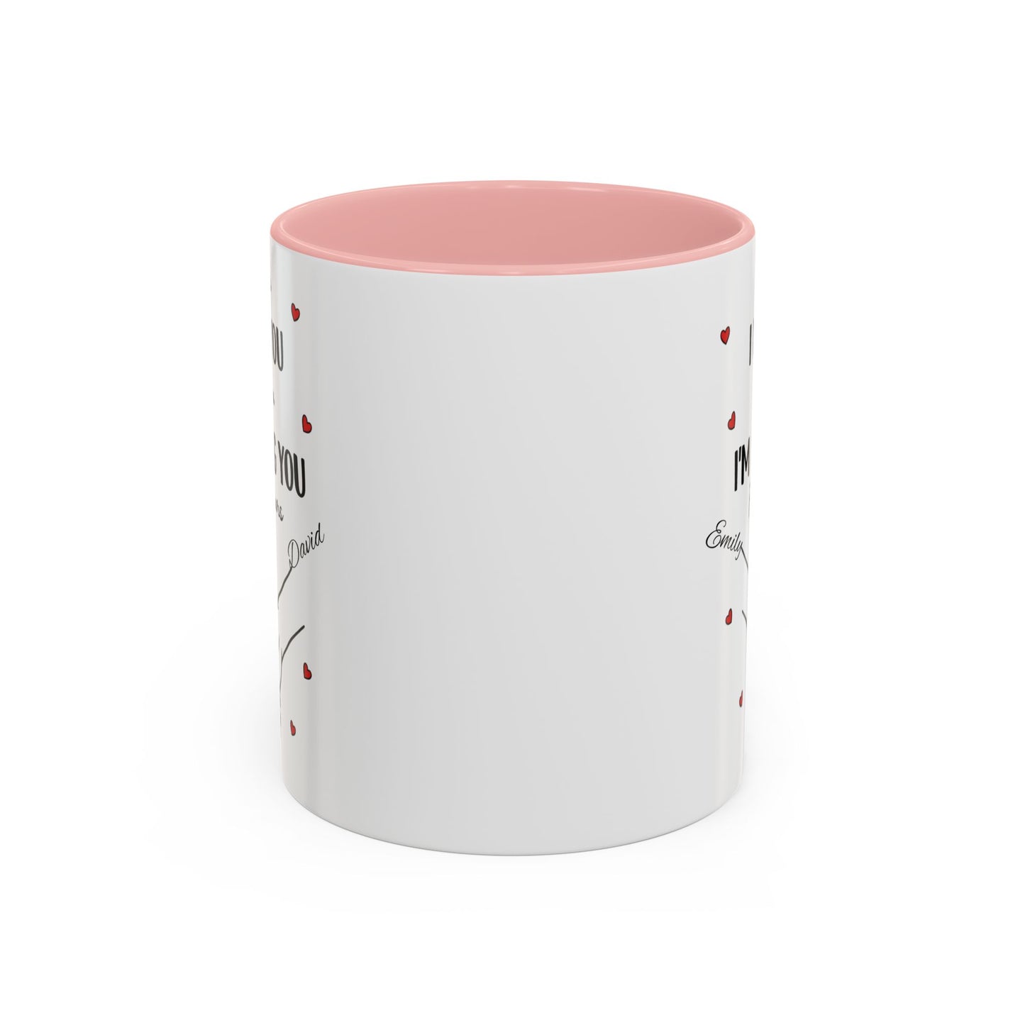 I Met You I Liked You I Love You I'm Keeping You Mug, Personalized Couple Coffee Cup, Handshake Hearts Love Gift, Valentine Gift