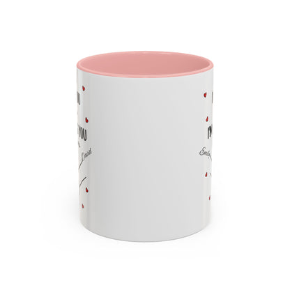 I Met You I Liked You I Love You I'm Keeping You Mug, Personalized Couple Coffee Cup, Handshake Hearts Love Gift, Valentine Gift