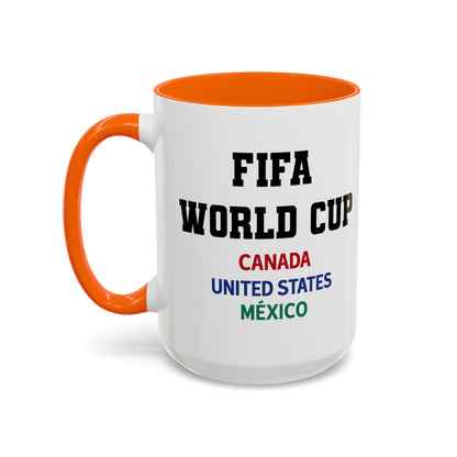 FIFA World Cup 2026 Mug, USA Canada Mexico Soccer Cup, Trophy Logo Coffee Mug, Football Fan Gift, Match Day Cup, Sports Lover Gift