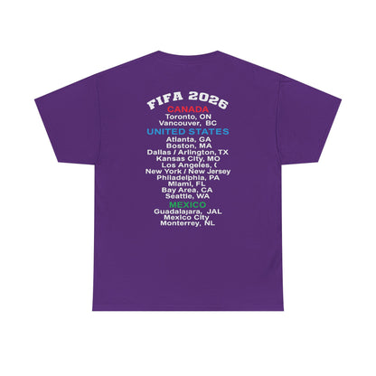 World Cup 2026 T-Shirt, Soccer Crest Tee, USA Canada Mexico Host Cities Shirt, Football Fan Apparel, Match Day Outfit, Tournament Gift