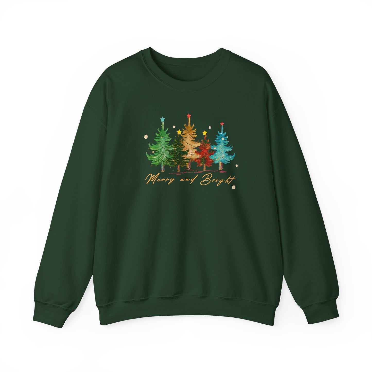 Cozy Christmas Trees Sweatshirt, Holiday Apparel, Warm Sweater Gift, Nature Lover Top, Christmas and Winter Essential, Christmas  day Gift