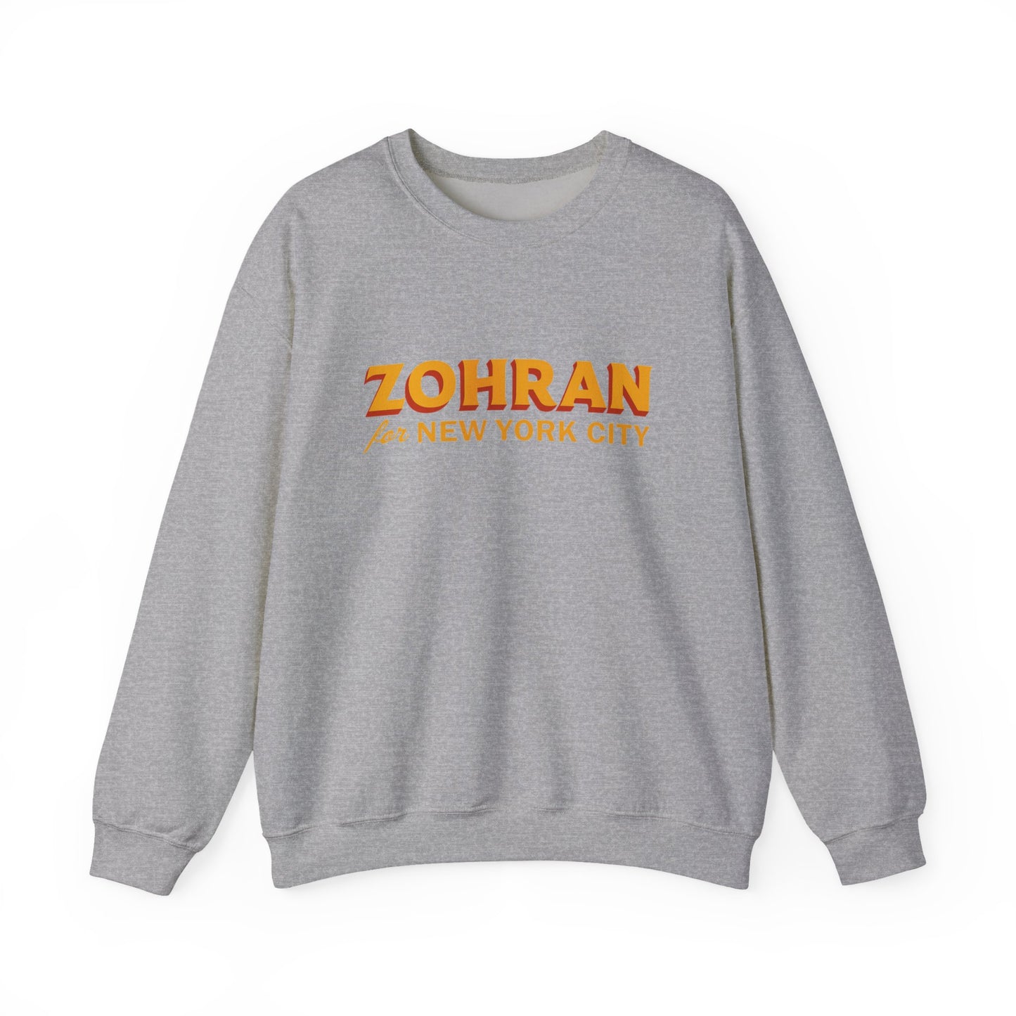 Zohran for New York City Sweatshirt, Vintage NYC Crewneck, Political Graphic Pullover, City Pride Gift | Urban Streetwear