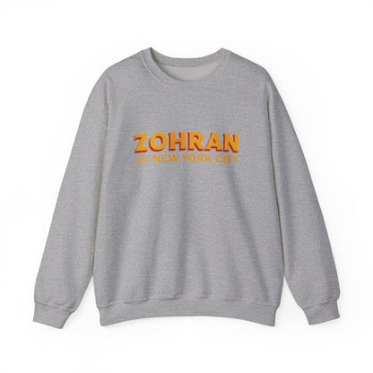 Zohran for New York City Sweatshirt, Vintage NYC Crewneck, Political Graphic Pullover, City Pride Gift | Urban Streetwear