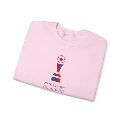 Soccer Trophy Sweatshirt | USA 2026 Soccer Crewneck, Patriotic Matchday Pullover
