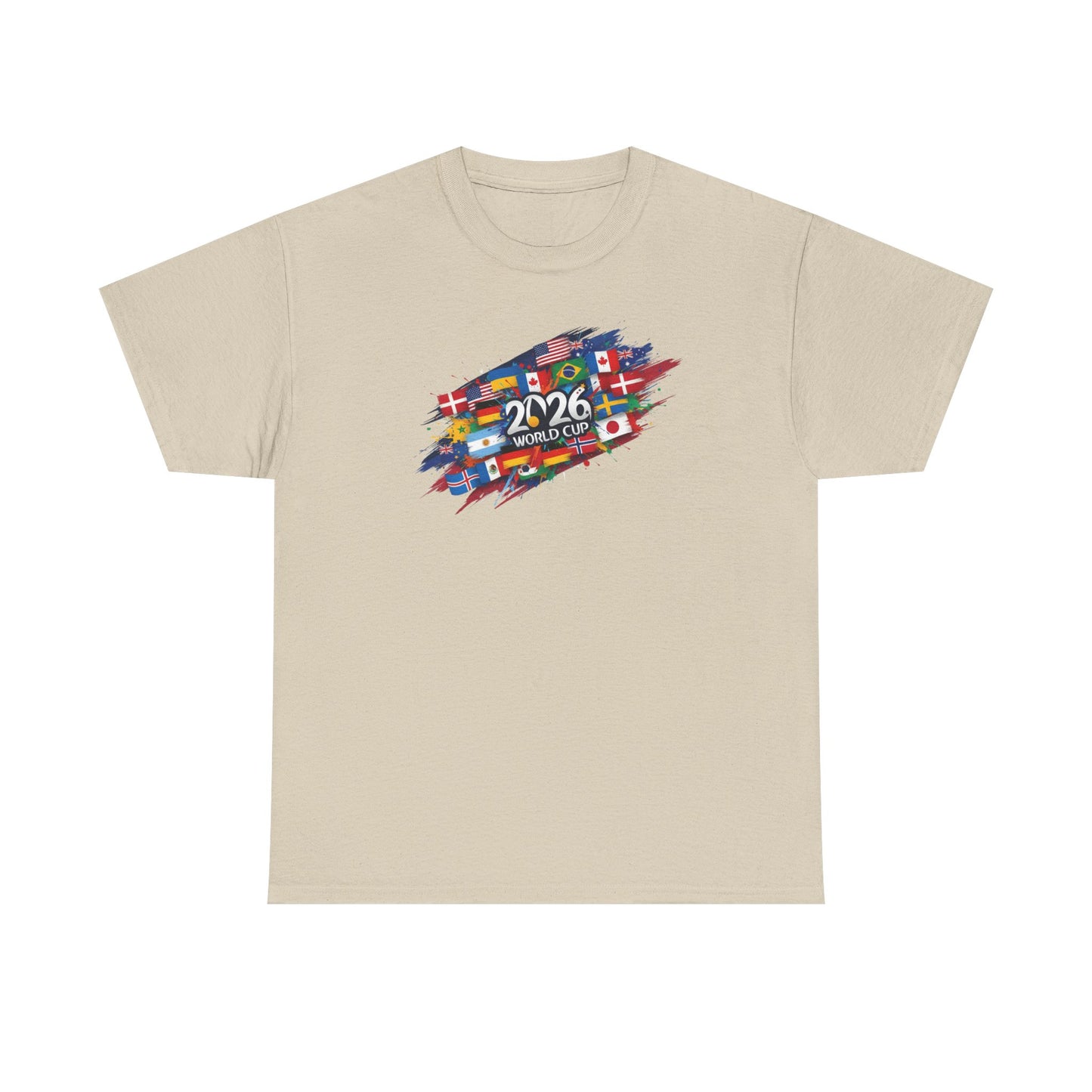 World Flags 2026 Soccer T-Shirt | International Football Graphic Tee | Global Fan Shirt | Colorful Sports Art Top