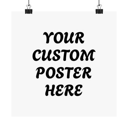 Customizable Matte Vertical Posters for Personalized Decor, Wall Art, Gift for Home, Custom Text Poster, Unique Artwork