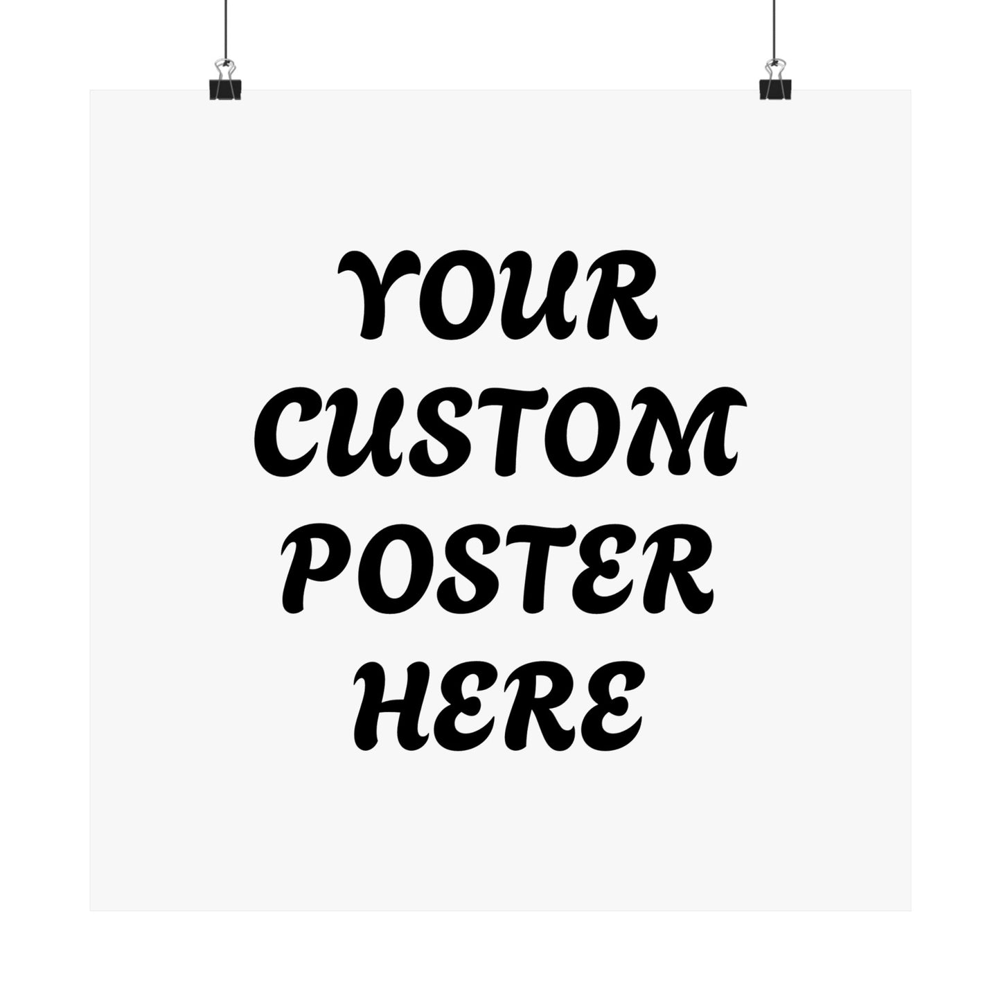 Customizable Matte Vertical Posters for Personalized Decor, Wall Art, Gift for Home, Custom Text Poster, Unique Artwork