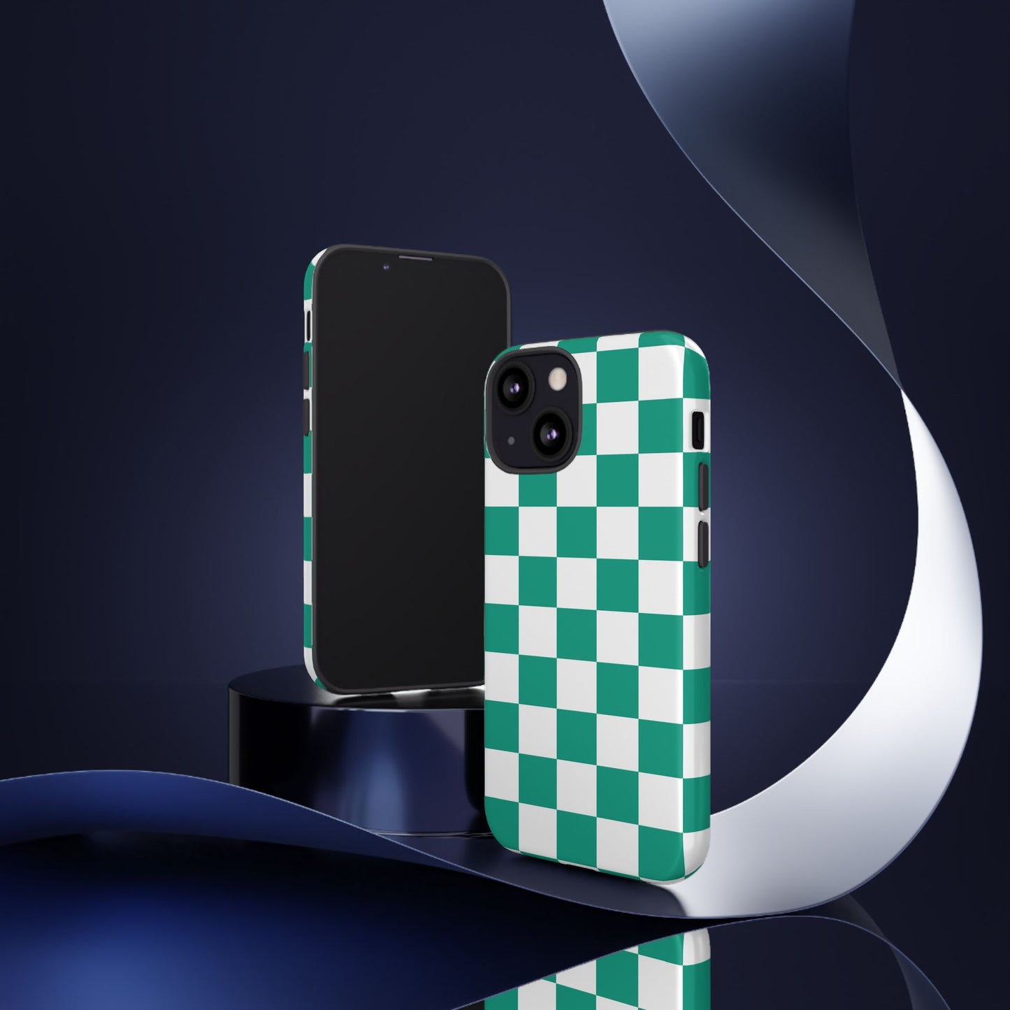 Checkered iPhone Case, Stylish Phone Cover,  Mobile Case For iPhone 17 Pro, 17, 16, 15, 14, 13, 12, 11, X, XR,XS MAX, Chic Gift for Her