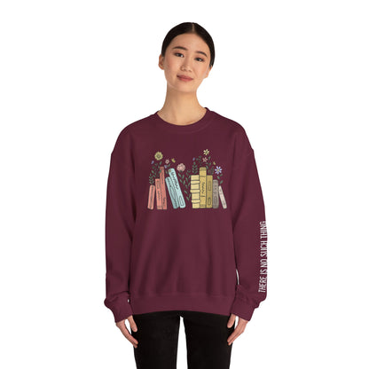 There Is No Such Thing As Too Many Books Sweatshirt, Book Lover Sweatshirt, Reading Sweatshirt, Bookish Hoodie, Gift for Book Lovers