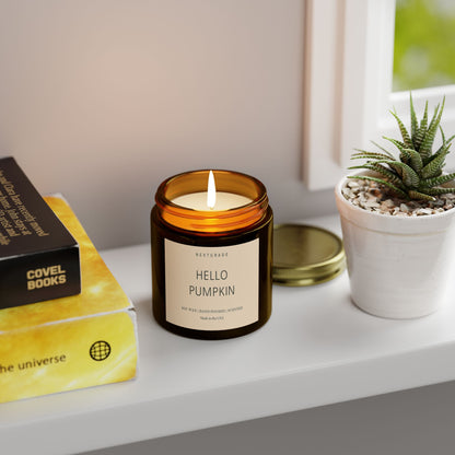 Hello Pumpkin | Cozy Home Decor, Fall Gifts, Relaxing Aromatherapy, Seasonal Candle, Halloween Candle, Scented Candle