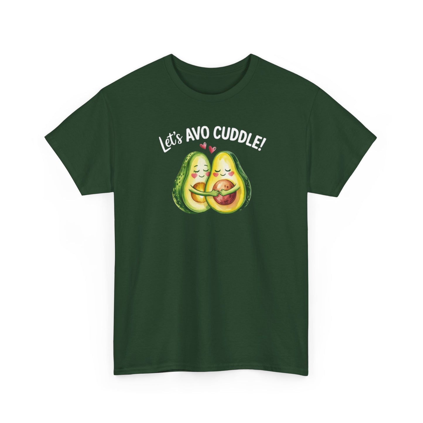 Let's Avo Cuddle Avocado Shirt | Cute Pun Food Lover Tee | Couples Matching Shirt | Anniversary Gift for Him Her | Funny Avocado Tee