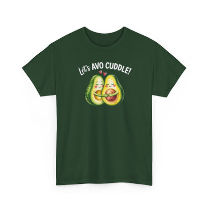 Let's Avo Cuddle Avocado Shirt | Cute Pun Food Lover Tee | Couples Matching Shirt | Anniversary Gift for Him Her | Funny Avocado Tee