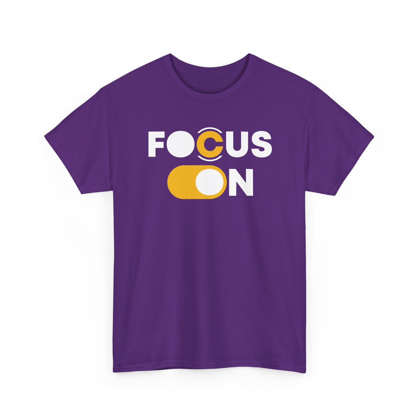 Focus On T-Shirt | Motivational Graphic Tee | Minimalist Positive Quote T-Shirt | Inspirational Gift for Men & Women
