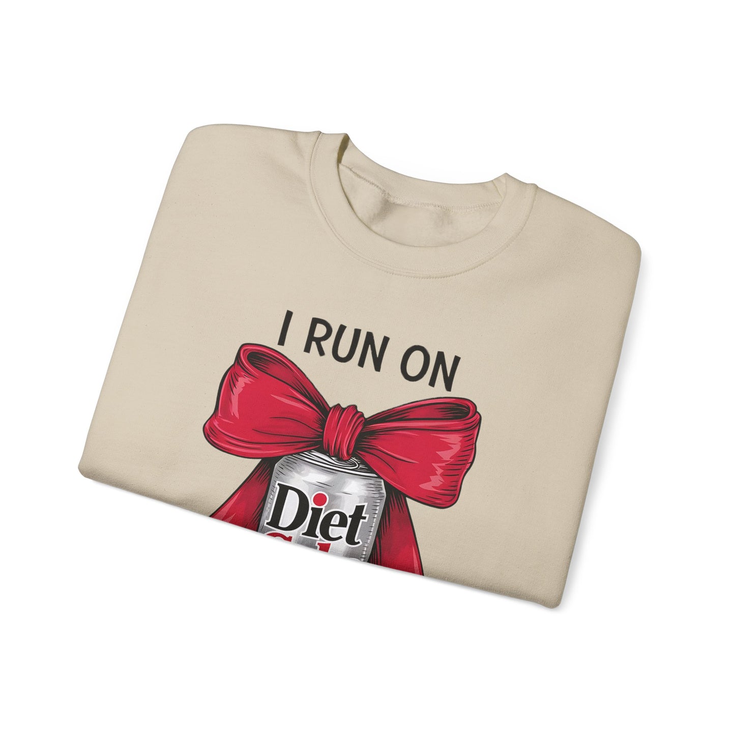 Diet Coke Sweatshirt, Funny Soda Lover Crewneck, Rhinestone Style Graphic Sweatshirt, Cozy Casual Pullover Gift for Her