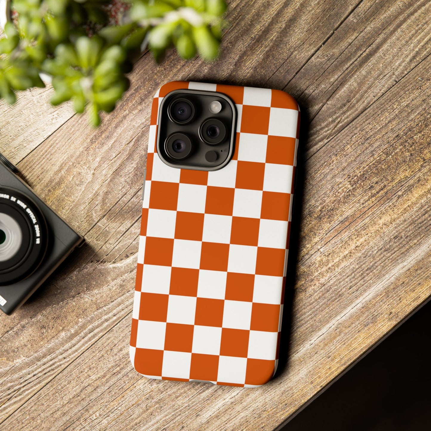 Checkered Phone Case, Trendy Phone Cover, iPhone 17 Pro, 17, 17 Air, 16, 15, 14, 13, 12, 11, X, XR, XS MAX