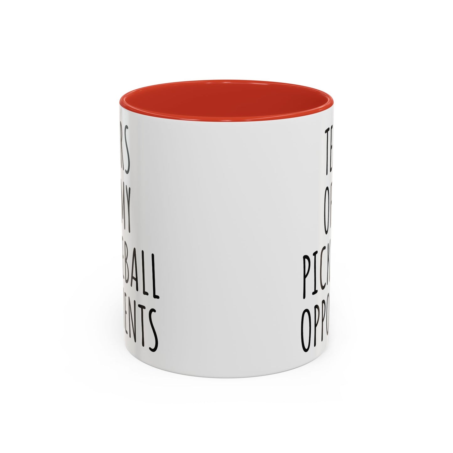 Tears of My Pickleball Opponents Mug, Funny Pickleball Gift for Players, Grandma & Grandpa | 11oz 15oz Ceramic Accent Coffee Cup