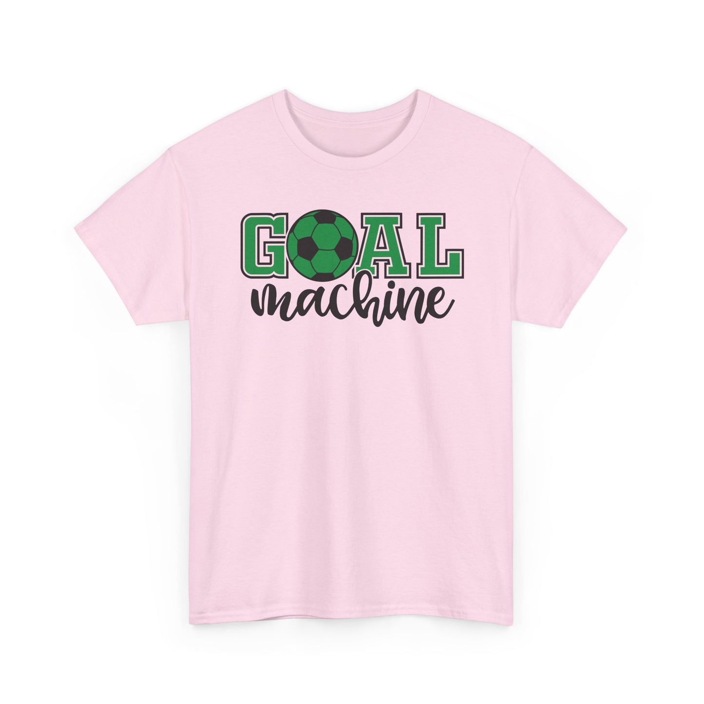 Goal Machine Soccer T-Shirt, Green Football Graphic Tee, Youth & Adult Soccer Shirt, Fun Sports Team Shirt, FIFA World CUP 2026