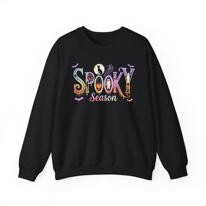 Spooky Season Crewneck Sweatshirt, Halloween Apparel, Cozy Fall Fashion, Unisex Sweatshirt, October Wardrobe Essential