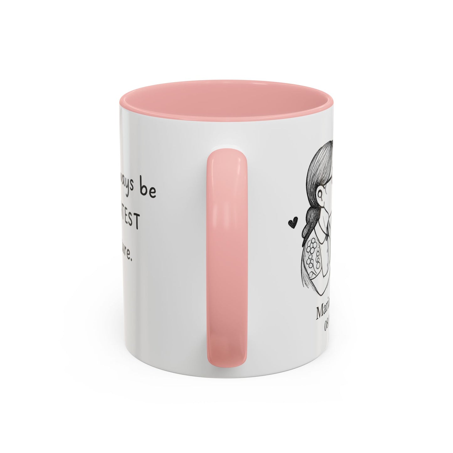 You're My Greatest Adventure Coffee Cup, Custom Line Drawing Couple Mug, Anniversary Gift For Husband Wife, Engagement Gift, Valentine's Day