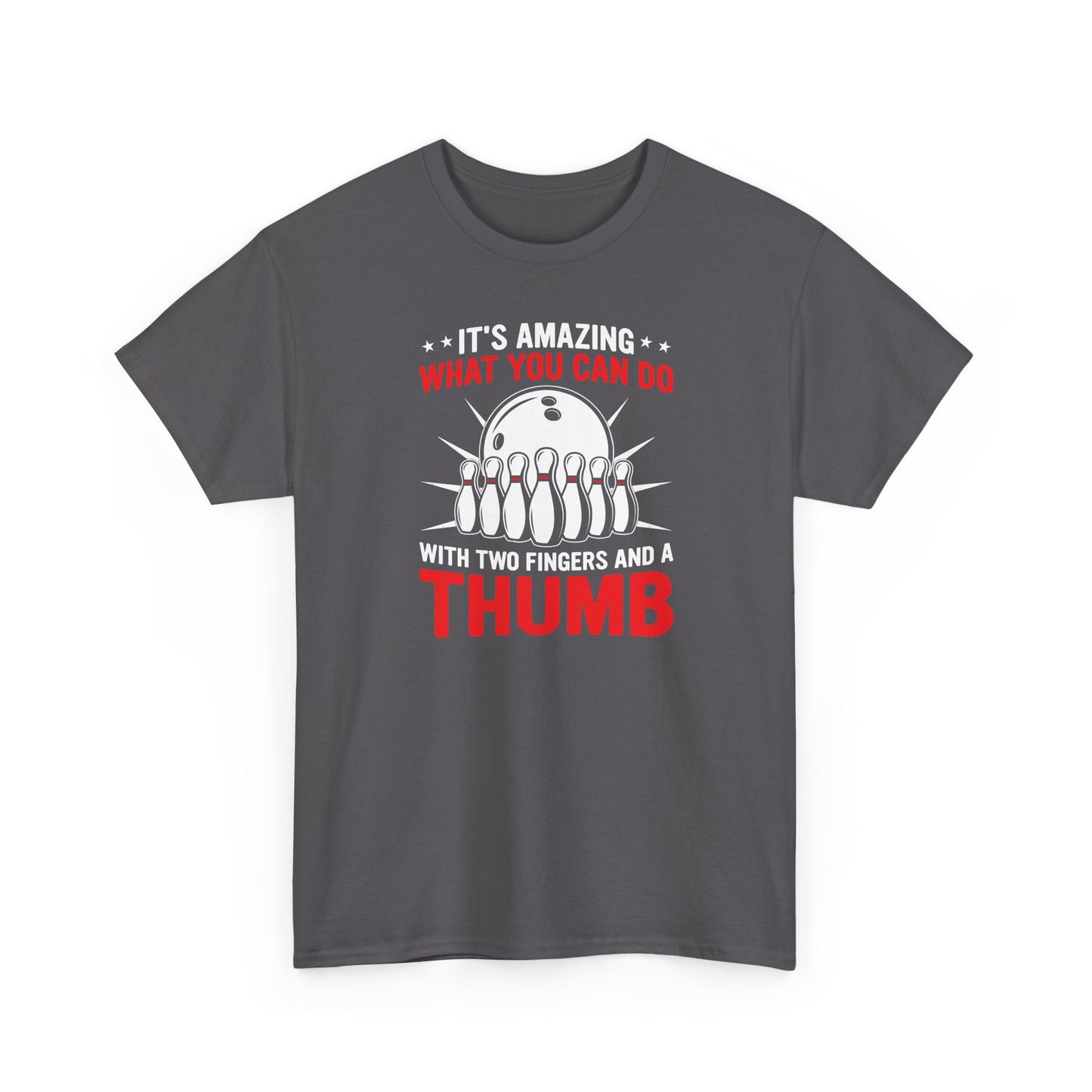 Bowling Humor Tee - Funny Graphic Unisex Heavy Cotton Shirt for Bowlers, Gift for Bowling Enthusiasts, Bowling Birthday, Sport Tee