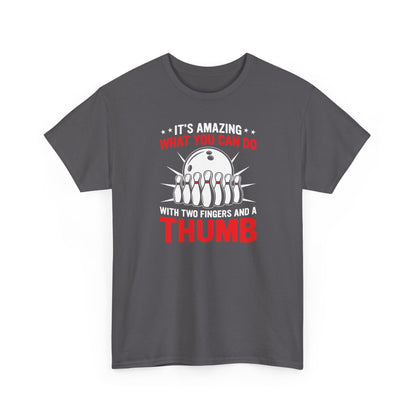 Bowling Humor Tee - Funny Graphic Unisex Heavy Cotton Shirt for Bowlers, Gift for Bowling Enthusiasts, Bowling Birthday, Sport Tee